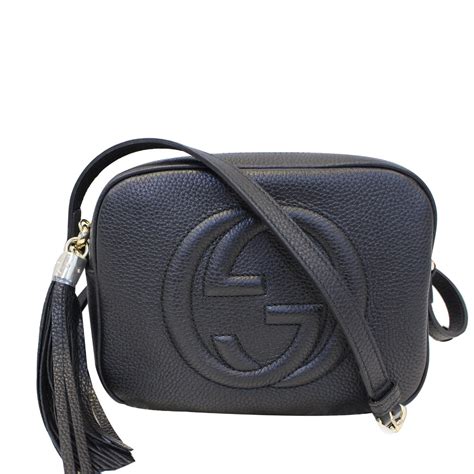 gucci black small crossbody purse|gucci crossbody pouch.